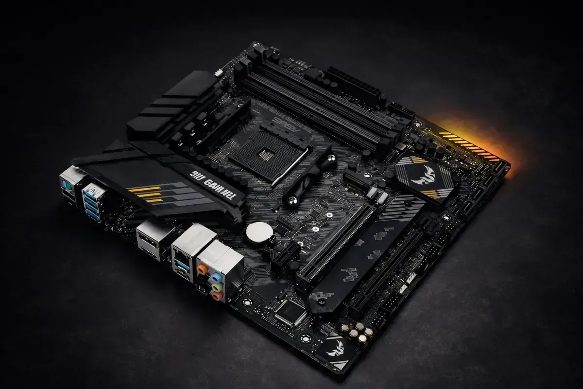 Produto analisado: Placa Mãe Asus TUF Gaming B550M Plus AMD AM4 mATX DDR4